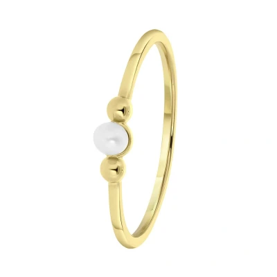 Afbeelding van Lucardi Ring goldcoloured, Dames, Maat: 57, Gold/coloured