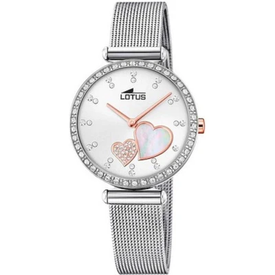 Afbeelding van Lotus Bliss Horloge, Dames, Maat: One Size, White