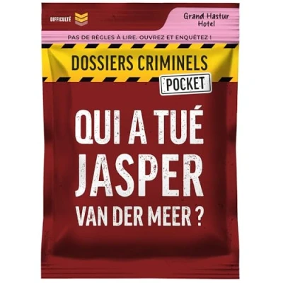 Afbeelding van Dossiers Criminels Pocket Qui a tué Jasper Van Der Meer ? sous fond de scandale politique Nouveau concept Jeu d’Enquête poche En famille ou entre amis 1 6 Joueurs 45 min