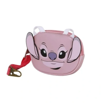 Afbeelding van Karactermania Lilo en Stitch Angel Roze Portemonnee Pill Gezicht Disney