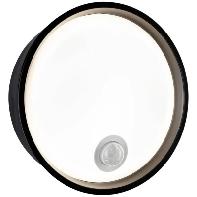 Afbeelding van Paulmann Platomo PIR schwarz 94698 Buitenlamp (wand) LED 14.5 W Zwart