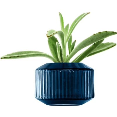 Afbeelding van L.S.A. Rotunda Theelicht Houder met 7 cm Blue / Glass