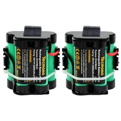 Afbeelding van Tecmana 2 stuks 2,5 Ah 18 V reserveaccu compatibel met Gardena R38Li R40Li R45Li R70Li R75Li R80Li 124562, Husqvarna Automower 105 305 308 308X
