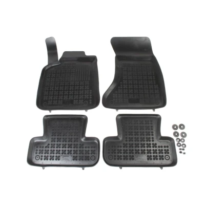 Afbeelding van REZAW PLAST 200306 Vloermatset Rubber voor en achter 4 Zwart Op maat gemaakt AUDI: Q5