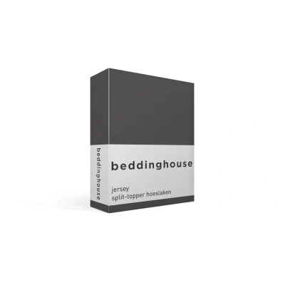Afbeelding van Beddinghouse Jersey Splittopper Hoeslaken Antraciet