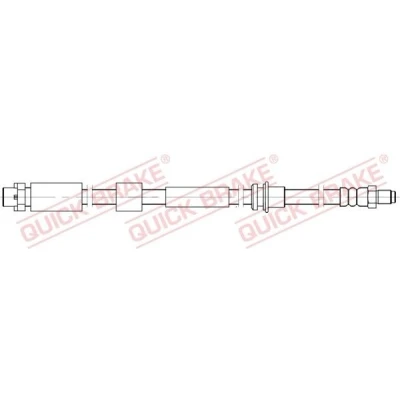 Afbeelding van QUICK BRAKE 32.838 Remslang 590 M10x1 BMW: 1 Hatchback, 3 Touring, 4 Gran Coupe