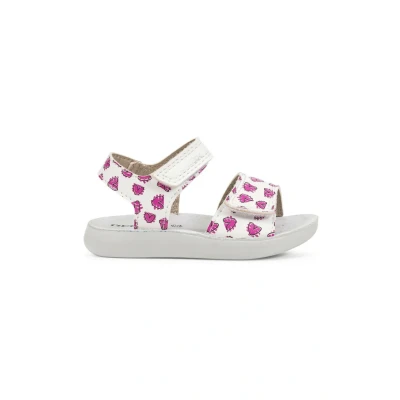 Afbeelding van Geox Sandalen met plateauzool voor kinderen, Maat: 26, White fuchsia Kunststof