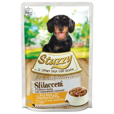 Afbeelding van Stuzzy Speciality Maaltijdzakje Adult 100 g Hondenvoer Kip&amp;Ham