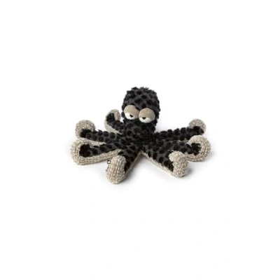 Afbeelding van SIGIKID 39638 Deep Water Dandy BeastsTown octopus voor meisjes, jongens en volwassenen, knuffeldier, aanbevolen vanaf 2 jaar, grijs zwart/octopus