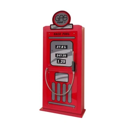 Image de Vipack rangement Pompe à essence Rouge MDF