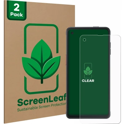 Afbeelding van ScreenLeaf Screenprotector voor Samsung Galaxy XCover Pro Duurzame schermbescherming Folie Beschermfolie transparant (2 Stuks)
