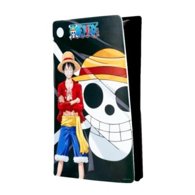 Afbeelding van Konix One Piece Façade de protection pour console PS5 Slim Silicone Antichoc Anti rayures Motif Luffy Noir