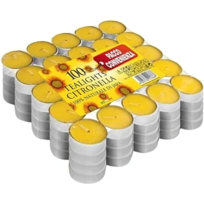 Afbeelding van Price&#039;s Theelichtjes, citroengras, 100 stuks
