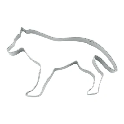 Afbeelding van BekkiB uitsteekvorm wolf ca. 8 cm, van roestvrij staal, vaatwasmachinebestendig 880729