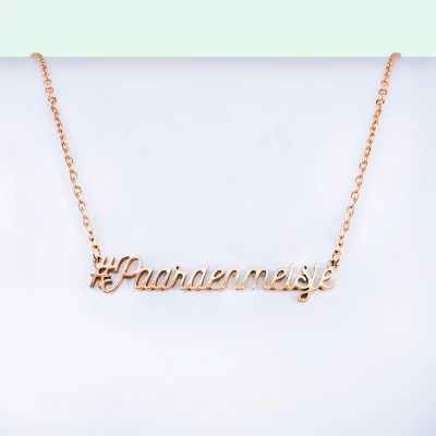 Afbeelding van Ponytail&amp;Co Ketting Paardenmeisje Esra de Ruiter Rosé Goud