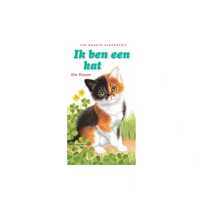 Afbeelding van een Gouden Blokboekje Ik ben kat