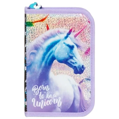 Afbeelding van Ragusa Trade Trousse à crayons pour filles, enfants, chevaux, garçons et différentes 2 ou 3 compartiments, remplie, Chevaux 4
