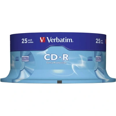 Afbeelding van Verbatim 43432 CD R 80 disc 700 MB 25 stuk(s) Spindel