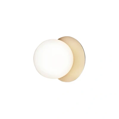Afbeelding van Nuura Liila 1 Medium wandlamp, lamp goud/wit