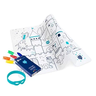 Afbeelding van Super Petit Placemat met 5 kleurtjes Kasteel