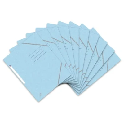 Afbeelding van Elastomap Oxford Top File+ A4 3 kleppen 390gr pastel blauw