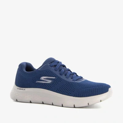 Afbeelding van Skechers Go Walk Flex heren wandelschoenen Blauw Maat 40