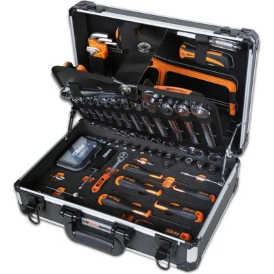 Afbeelding van Beta Easy Gereedschapskoffer gevuld / compleet 100 delig assortiment