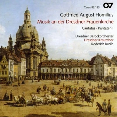 Afbeelding van Dresdner Kreuzchor, Barockorchester, Roderich Kreile Homilius: Musik An Der Frauenkirche, Kantaten (CD)