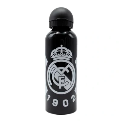 Afbeelding van Real Madrid CyP Brands waterfles, BPA vrij, zwart, officieel product