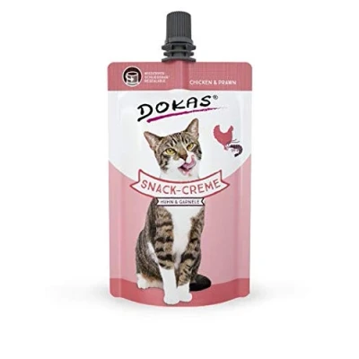Afbeelding van Dokas Snack Creme Huhn &amp; Garnele 14x90g
