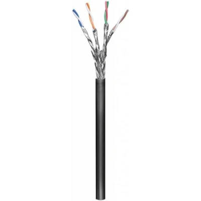 Afbeelding van Goobay 77624 netwerkkabel Outdoor CAT 6 S/FTP (PiMF) zwart