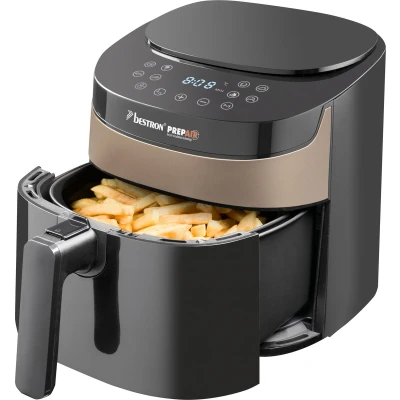 Afbeelding van Bestron AAF7004DSAT PrepAir Digitale Airfryer Zwart Keukenapparaten