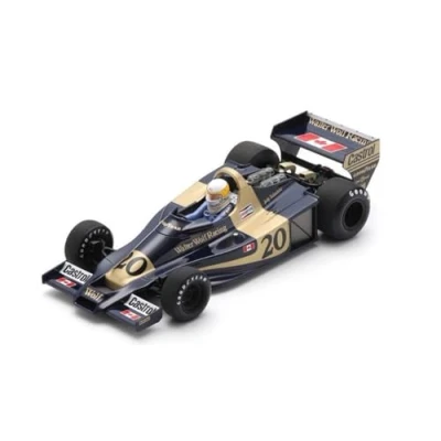 Afbeelding van Wolf WR1 Spark Modelauto 1:18 1977 Jody Scheckter Walter Racing 18S372 Monaco GP Schaalmodel