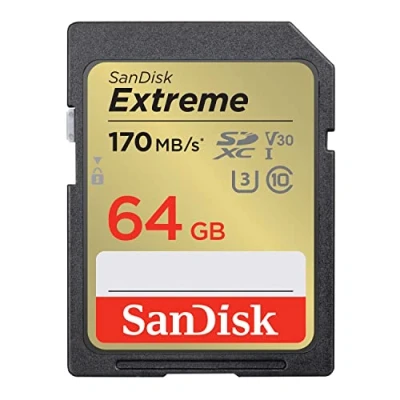 Afbeelding van SanDisk SDXC Extreme 64GB 170mb/s