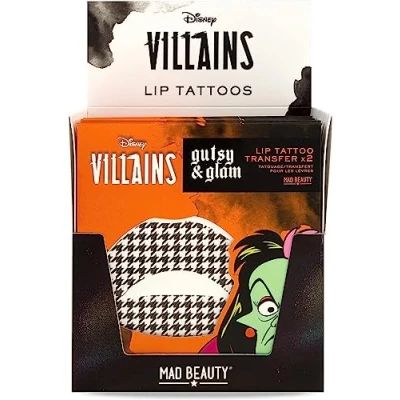 Afbeelding van Temporary Tattoos Mad Beauty Disney Villains Cruella Lips