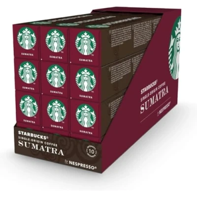 Afbeelding van Starbucks by Nespresso Sumatra Espresso Dark Roast capsules 120 koffiecups