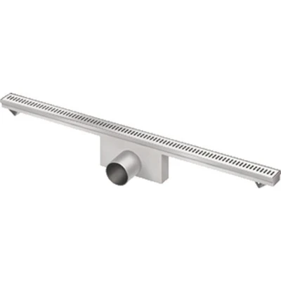 Afbeelding van Van den Berg Perfect Line douchegoot met zijuitlaat 50 mm (rvs) 900 x