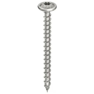 Afbeelding van HECO TOPIX Plus tellerkopschroef 8x40mm RVS voldraad T40 61844 (Per 50 stuks)