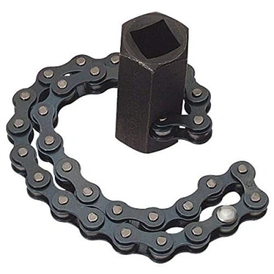 Image de Draper 77592 1/2&quot; Square Drive Or 24Mm 130Mm Capacity Chain Oil Filter Wrench