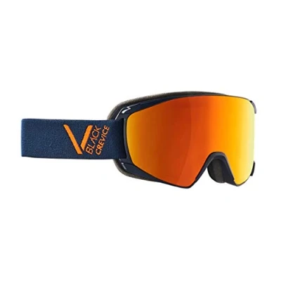 Afbeelding van Black Crevice Schladming skibril dubbele lens anti condenscoating UV400 bescherming (marineblauw/oranje/oranje, M (hoofdomtrek 55 58 cm))