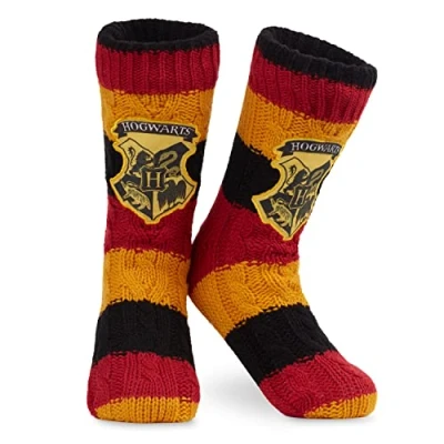 Afbeelding van Harry Potter Pantoffelsokken, gebreide pluizige sokken voor vrouwen, geschenken, Multicolor, 38 41 EU
