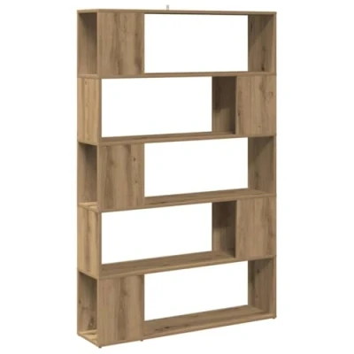 Afbeelding van vidaXL Boekenkast/kamerscherm 100x24x155 cm artisanaal eikenkleur