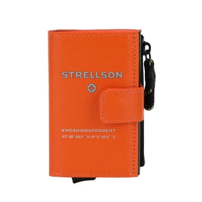 Afbeelding van Strellson Premium Stockwell Portemonnee, Heren, Maat: One Size, Orange
