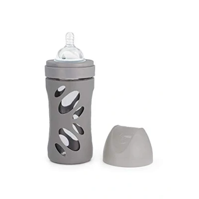 Afbeelding van Twistshake Anti koliek Glazen Fles 260ml Grey