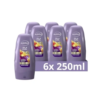 Afbeelding van 6x Andrelon Conditioner Oil &amp; Curl 250 ml