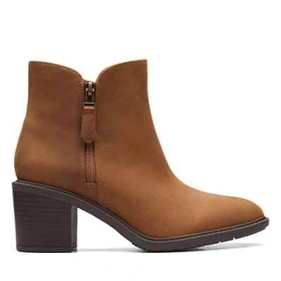 Afbeelding van Clarks Veterboots, Dames, Maat: 39, Brun foncé Kunststof