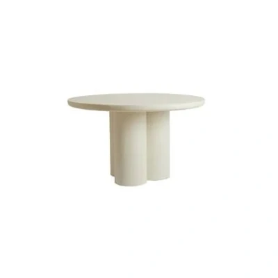 Afbeelding van Light&amp;living Eettafel Ø130x78 cm MIZUHO crème