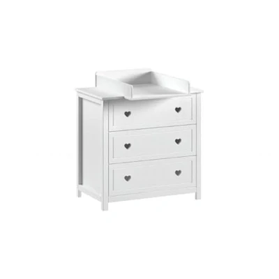 Afbeelding van Vipack Commode Wit 90x76x101 cm