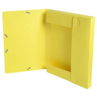 Afbeelding van Exacompta Elastobox Cartobox Rug Van 2,5 Cm, Geassorteerde Kleuren: Groen, Blauw, Geel, Rood, Oranje, ...