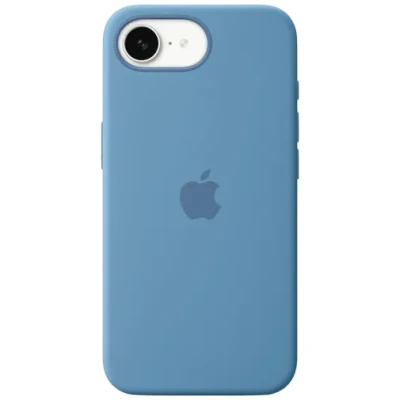 Image de Apple Cover Iphone 16e Silicone Winter Blue (md3q4zm/a)